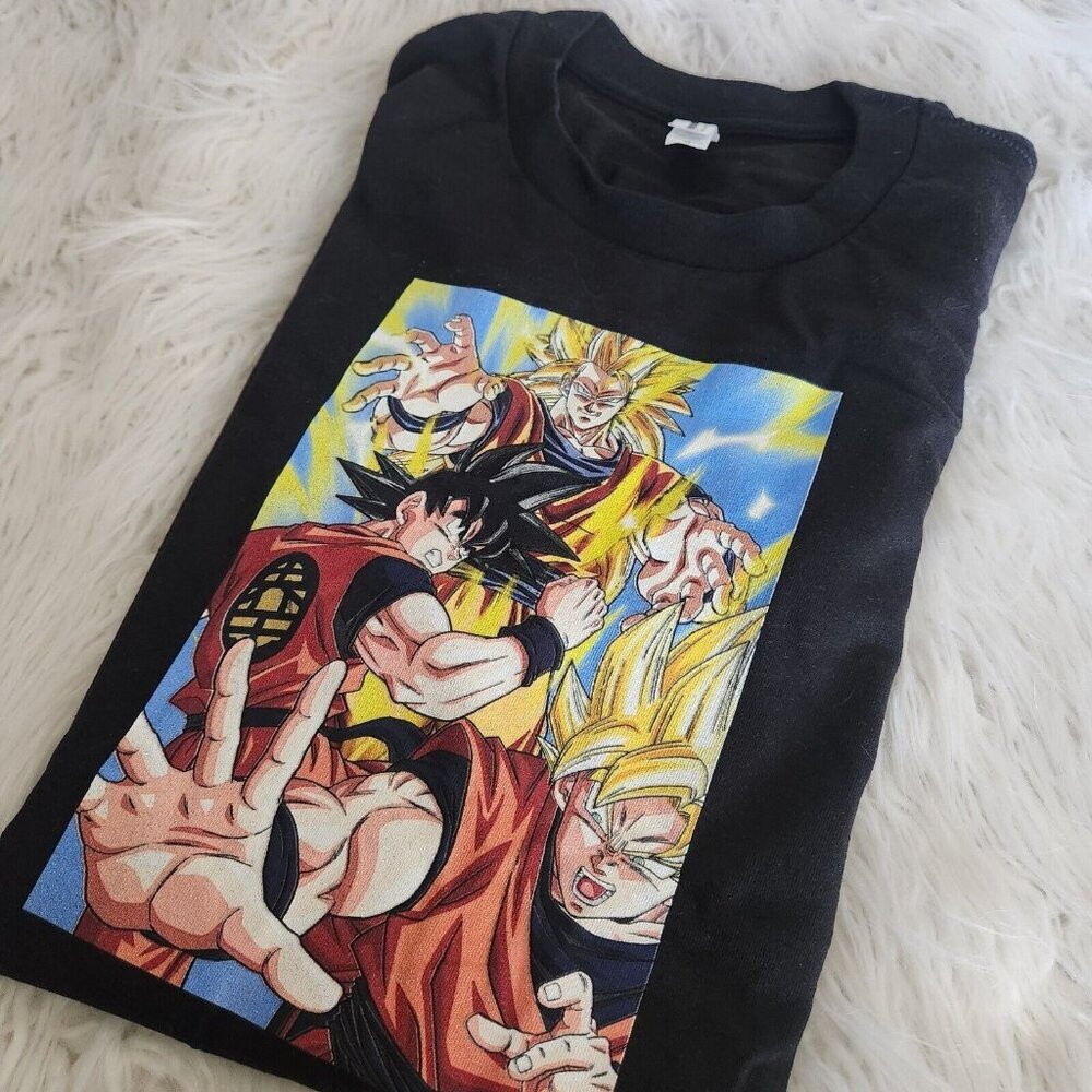 Black Dragon Ball Z Graphic Short Sleeve Tee
